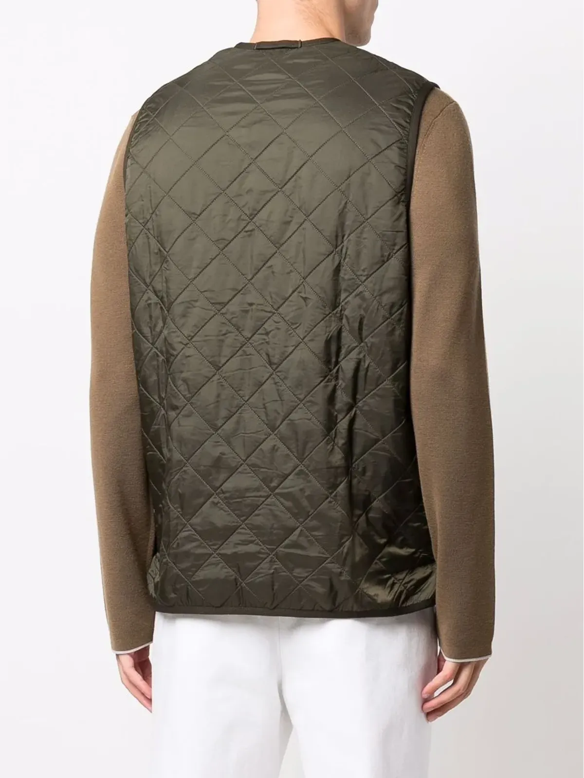 Barbour ジレ キルテッド ポーチポケット - 画像4