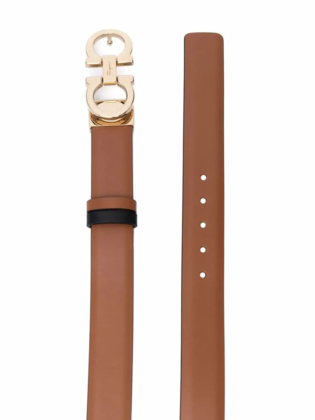 Ferragamo ガンチニバックル リバーシブルベルト - 画像2