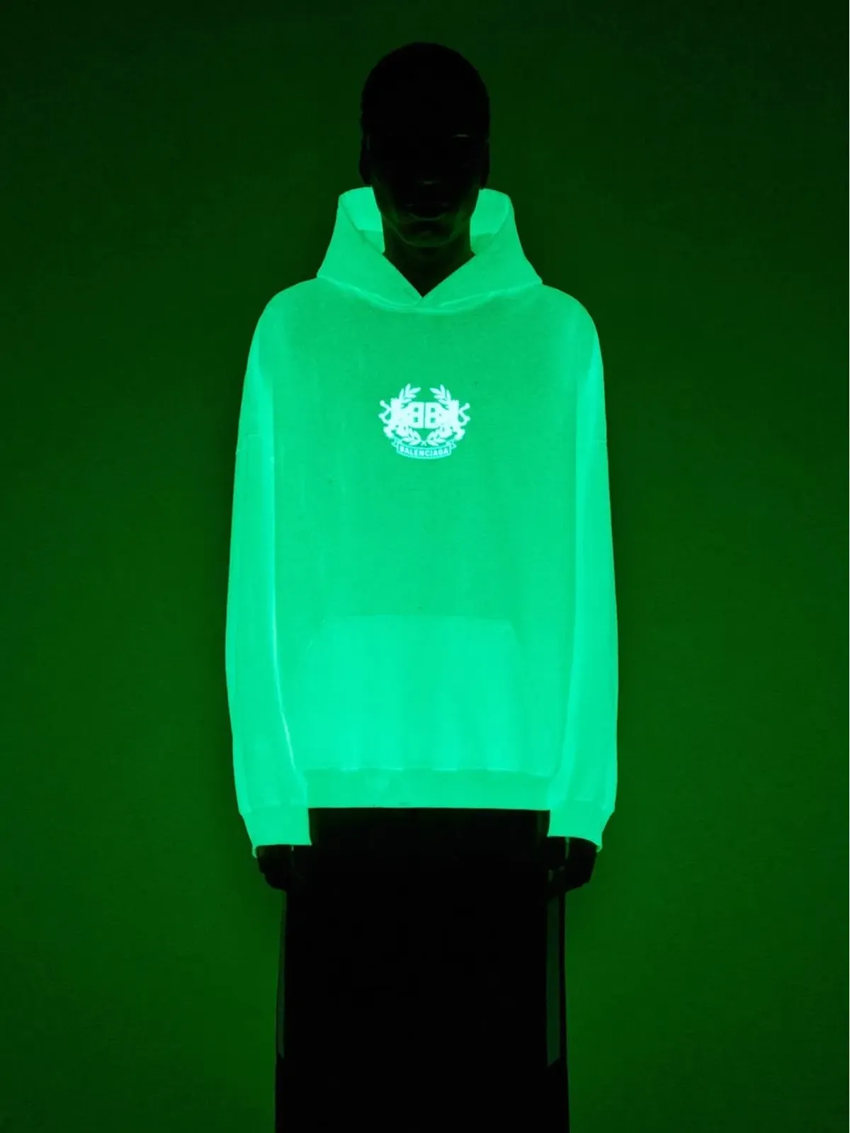 Balenciaga ロゴ入りリフレクティブフーディー - 画像4