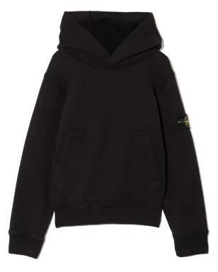 Stone Island Junior Compassロゴ コットン フーディ - サムネイル1