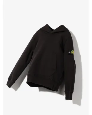 Stone Island Junior Compassロゴ コットン フーディ - サムネイル4