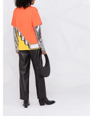 Rabanne x Kimura オーガニックコットン カラーブロック Tシャツ - サムネイル4
