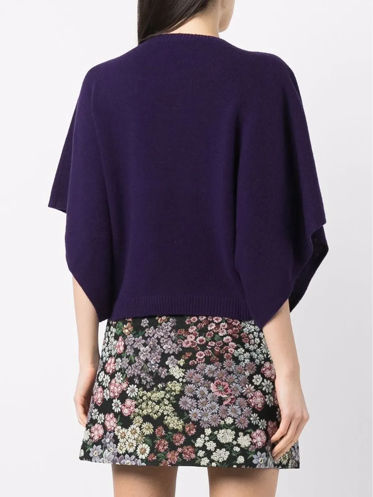 Valentino Garavani バットウィングスリーブニットトップ - 画像4