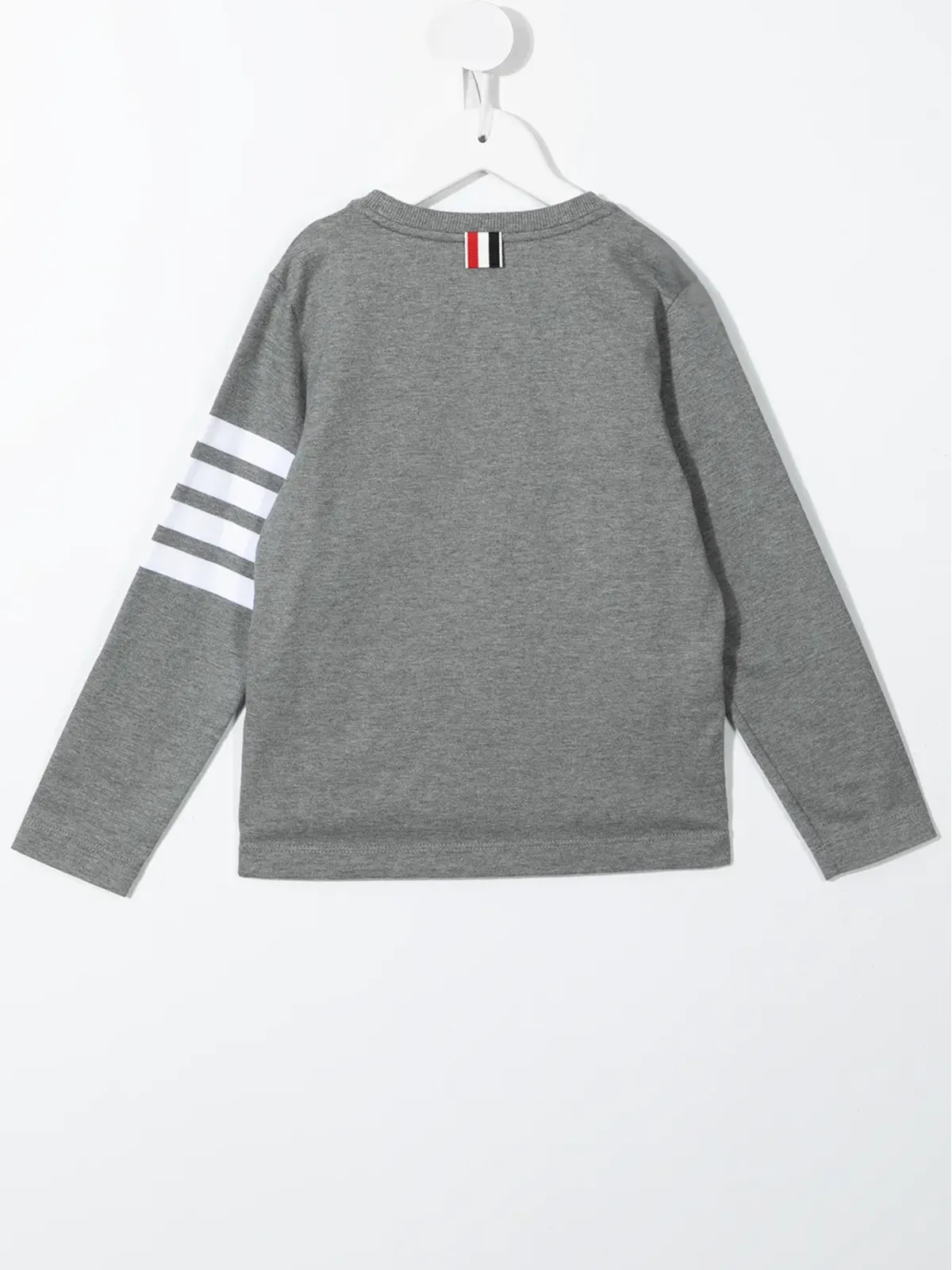 Thom Browne Kids ストライプディテール クルーネック ジャンパー - 画像2