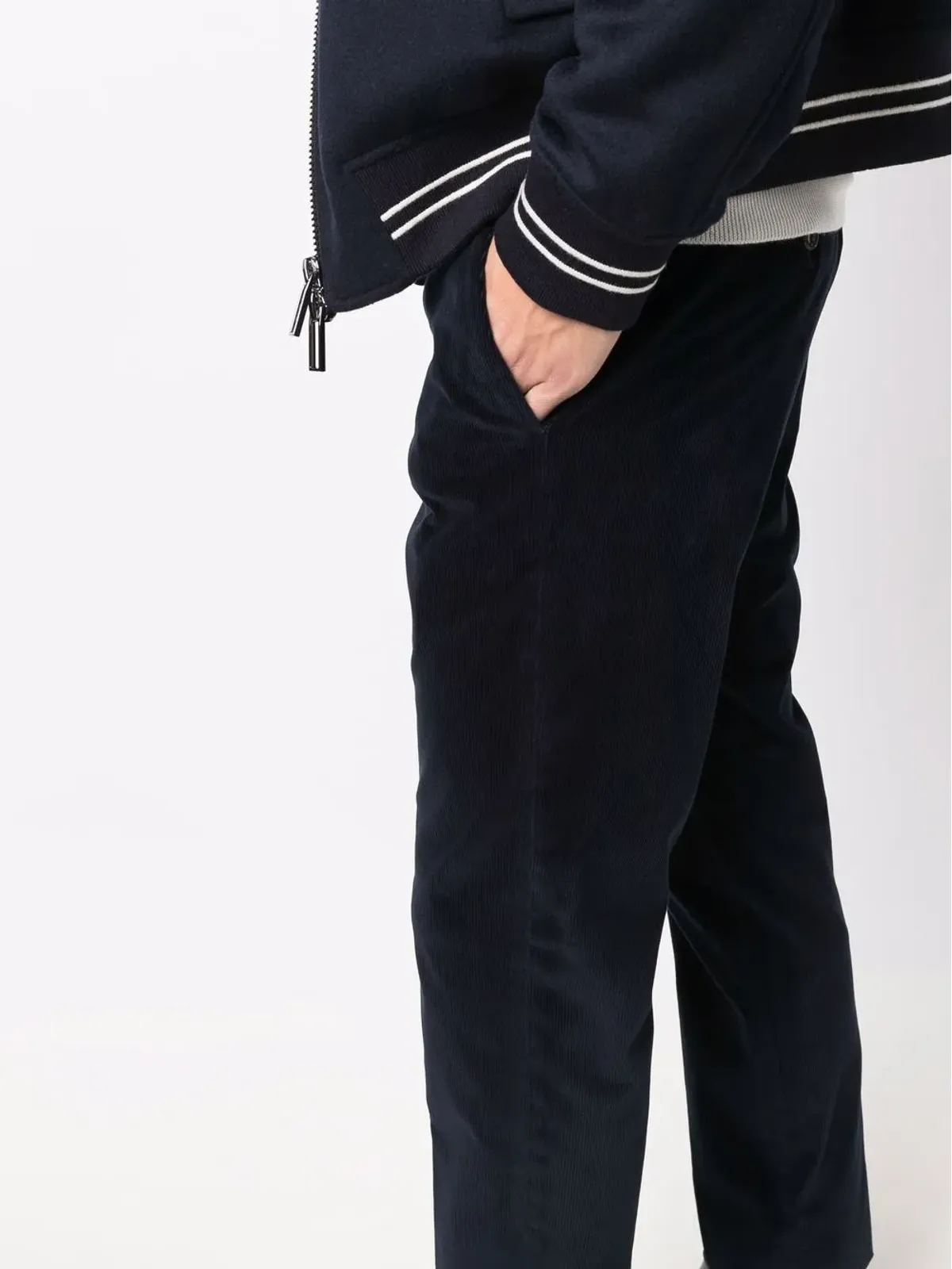 PT Torino ベルベットスリムフィットパンツ - 画像5