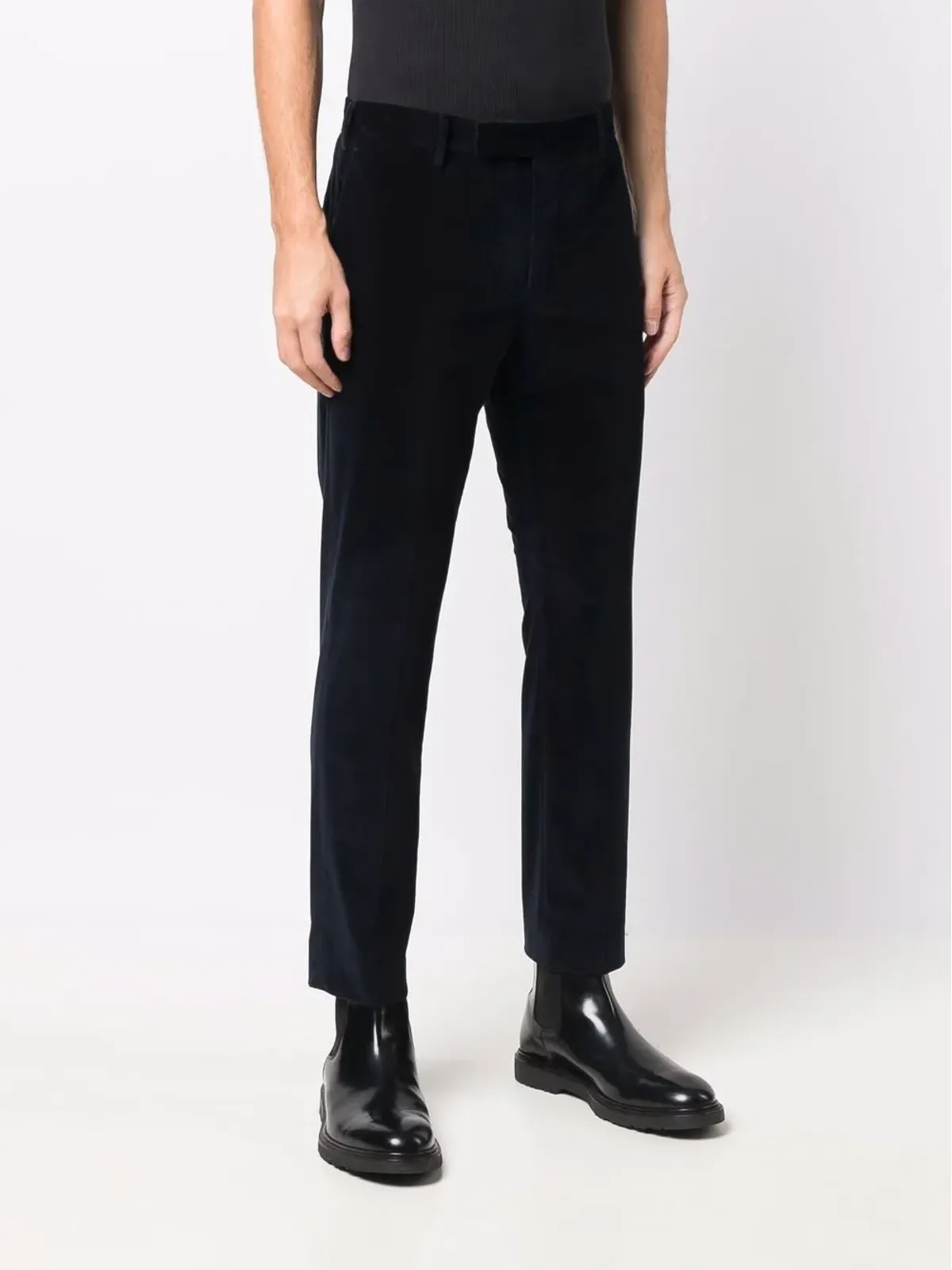 PT Torino ベルベットスリムフィットパンツ - 画像3