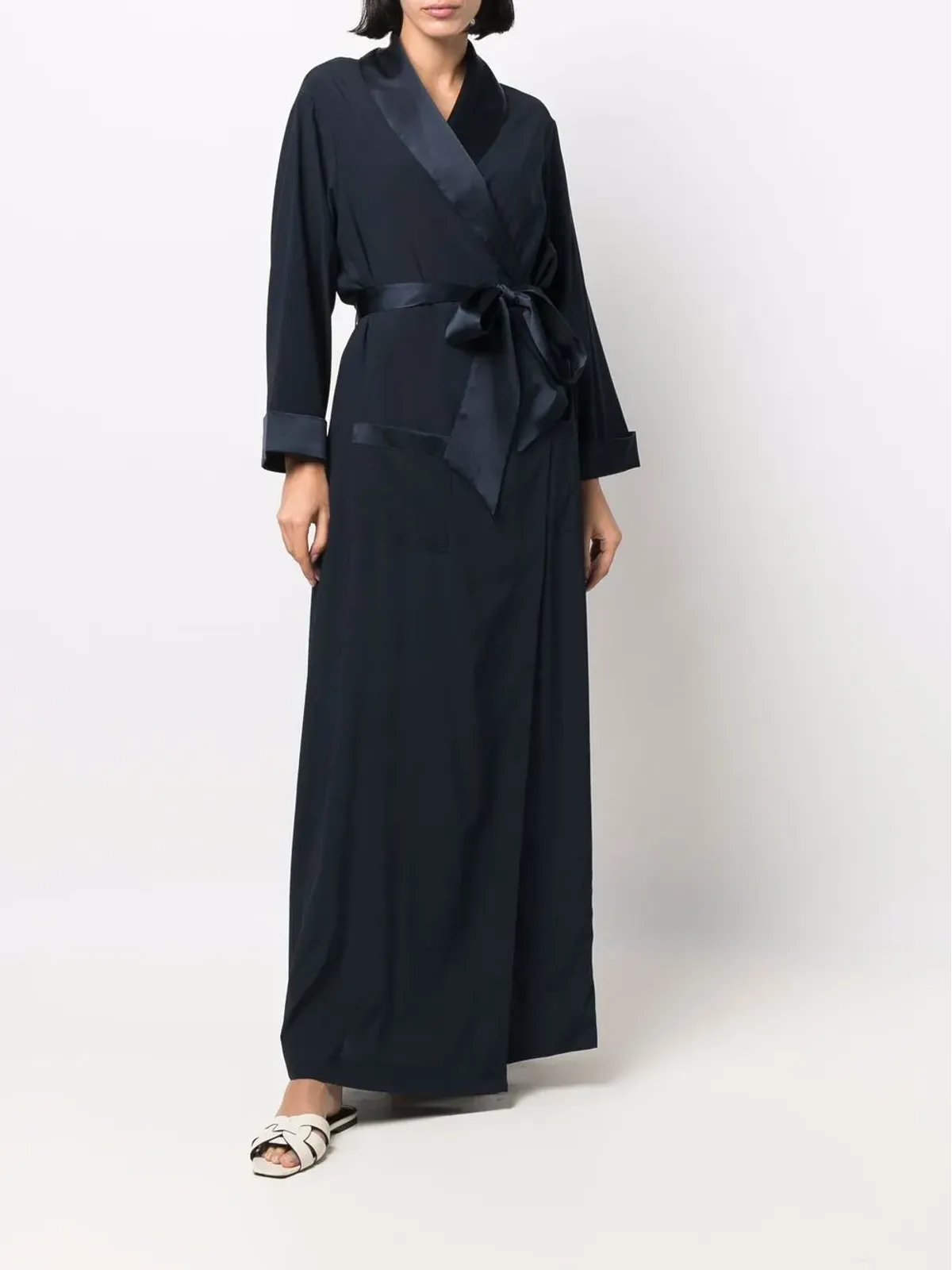 Ermanno Scervino ローブスタイルのマキシドレス - 画像2