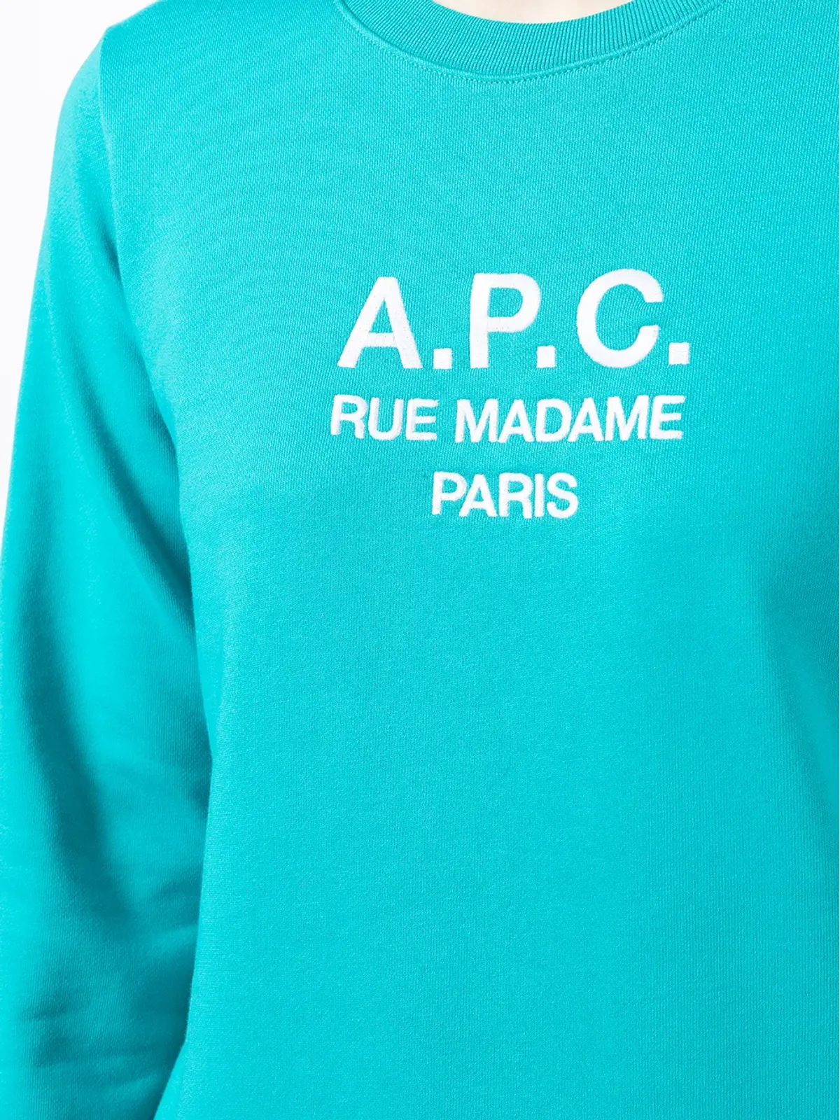 A.P.C. ロゴプリントスウェットシャツ - 画像5