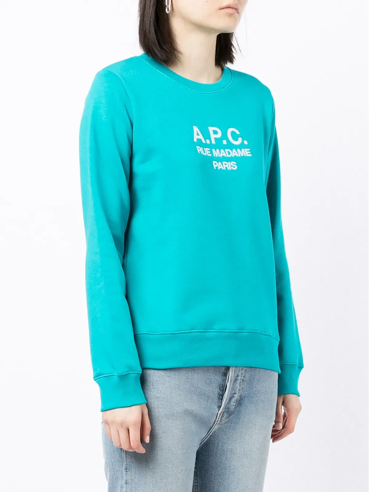 A.P.C. ロゴプリントスウェットシャツ - 画像3