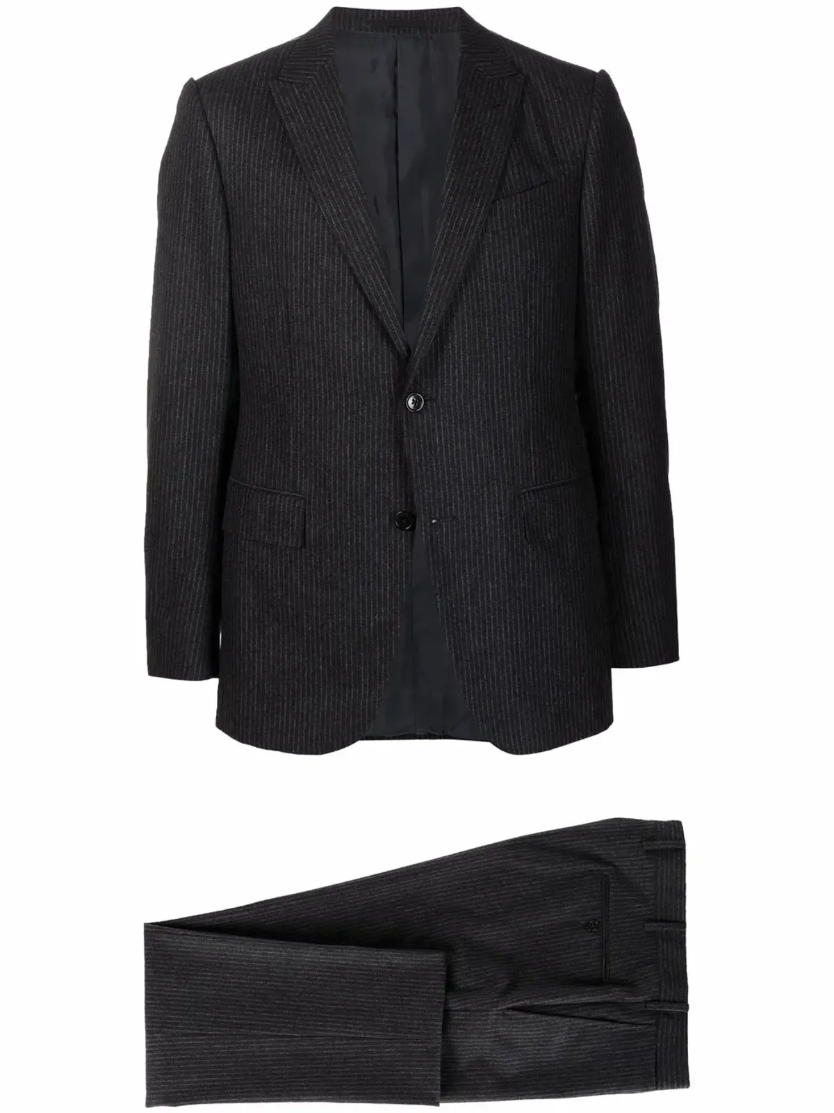 Zegna ピンストライプ2ピーススーツ - 画像1