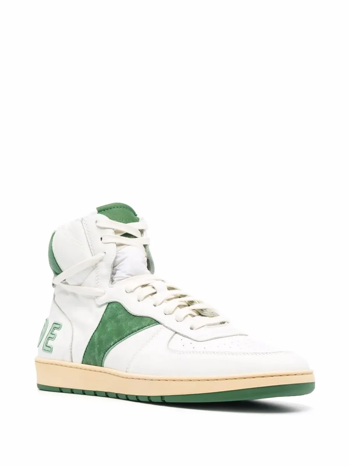 RHUDE Rhecess レザー ハイトップスニーカー - 画像2