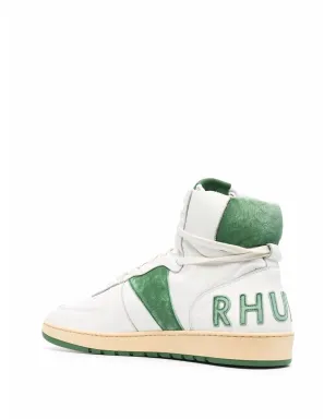 RHUDE Rhecess レザー ハイトップスニーカー - サムネイル3