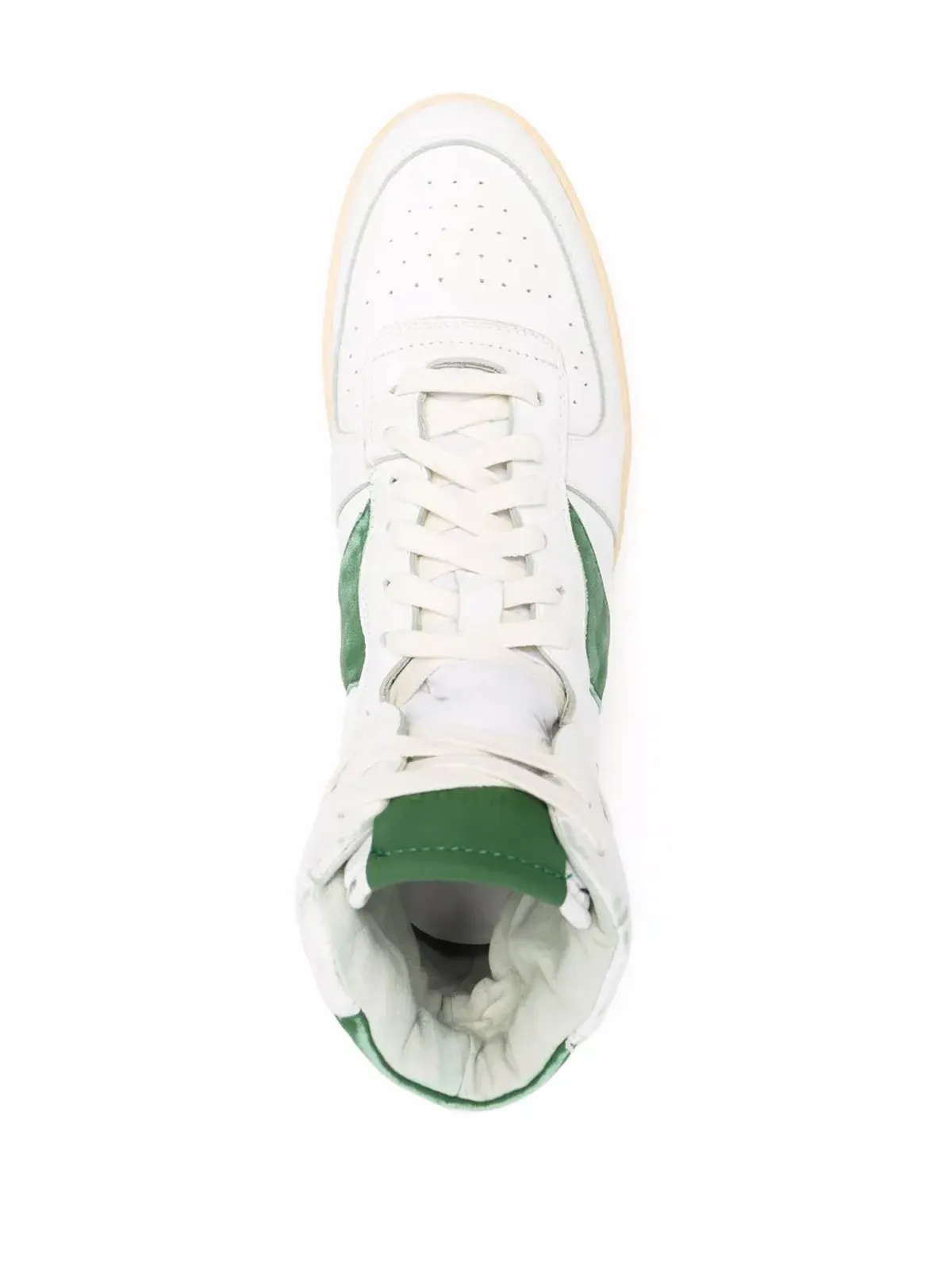 RHUDE Rhecess レザー ハイトップスニーカー - 画像4