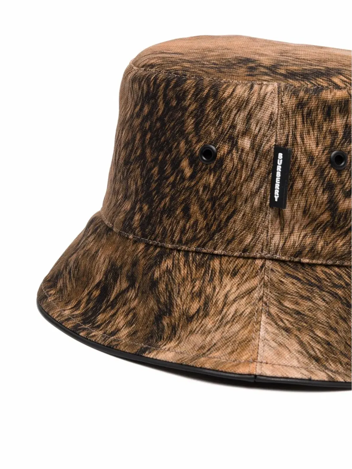Burberry ファープリント バケットハット - 画像2
