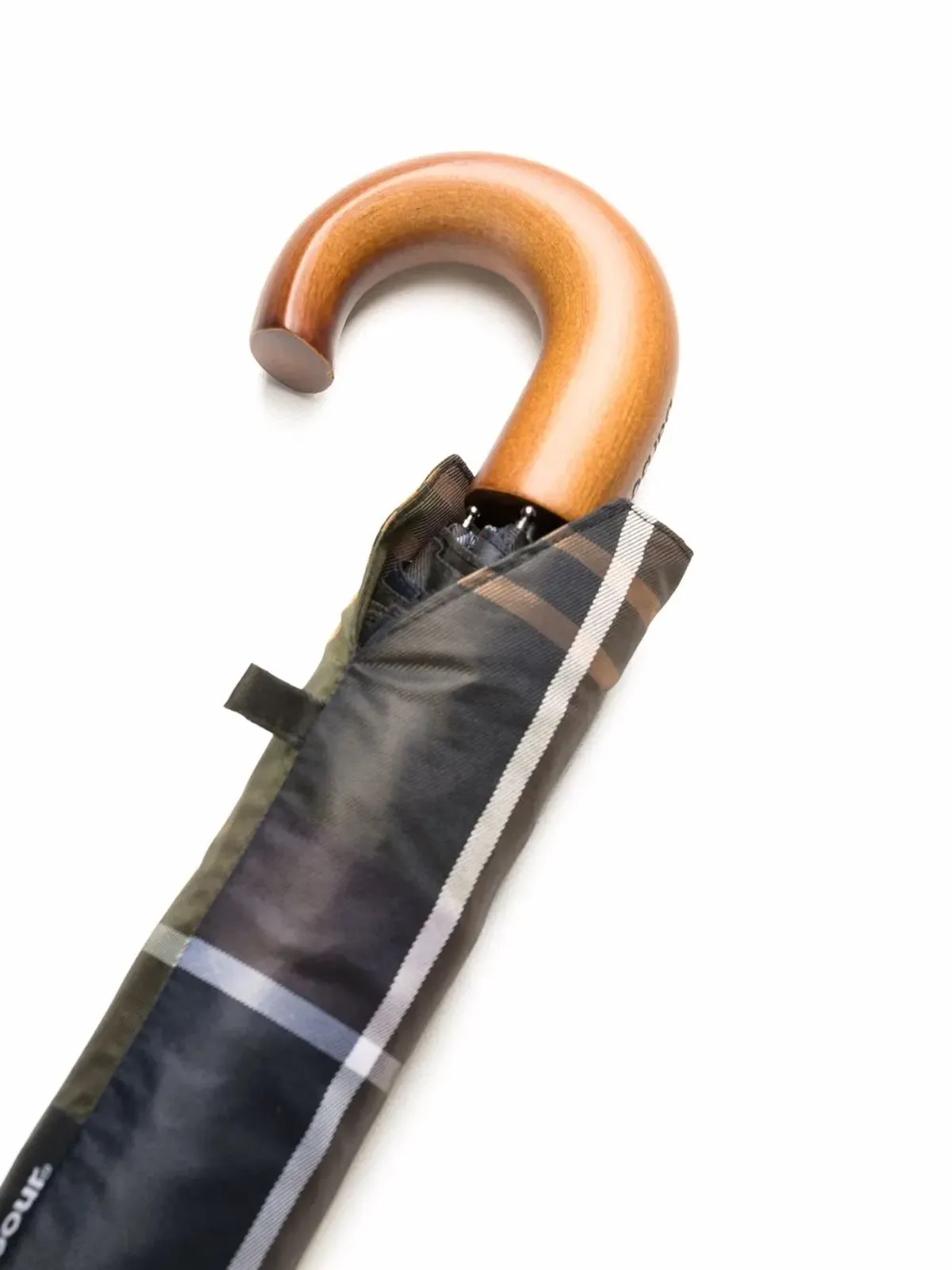 Barbour タータンチェック傘 - グリーン - 画像3