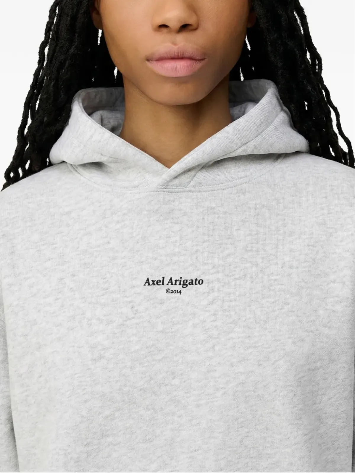 Axel Arigato ロゴプリント オーガニックコットン フーディー - Grey - 画像5