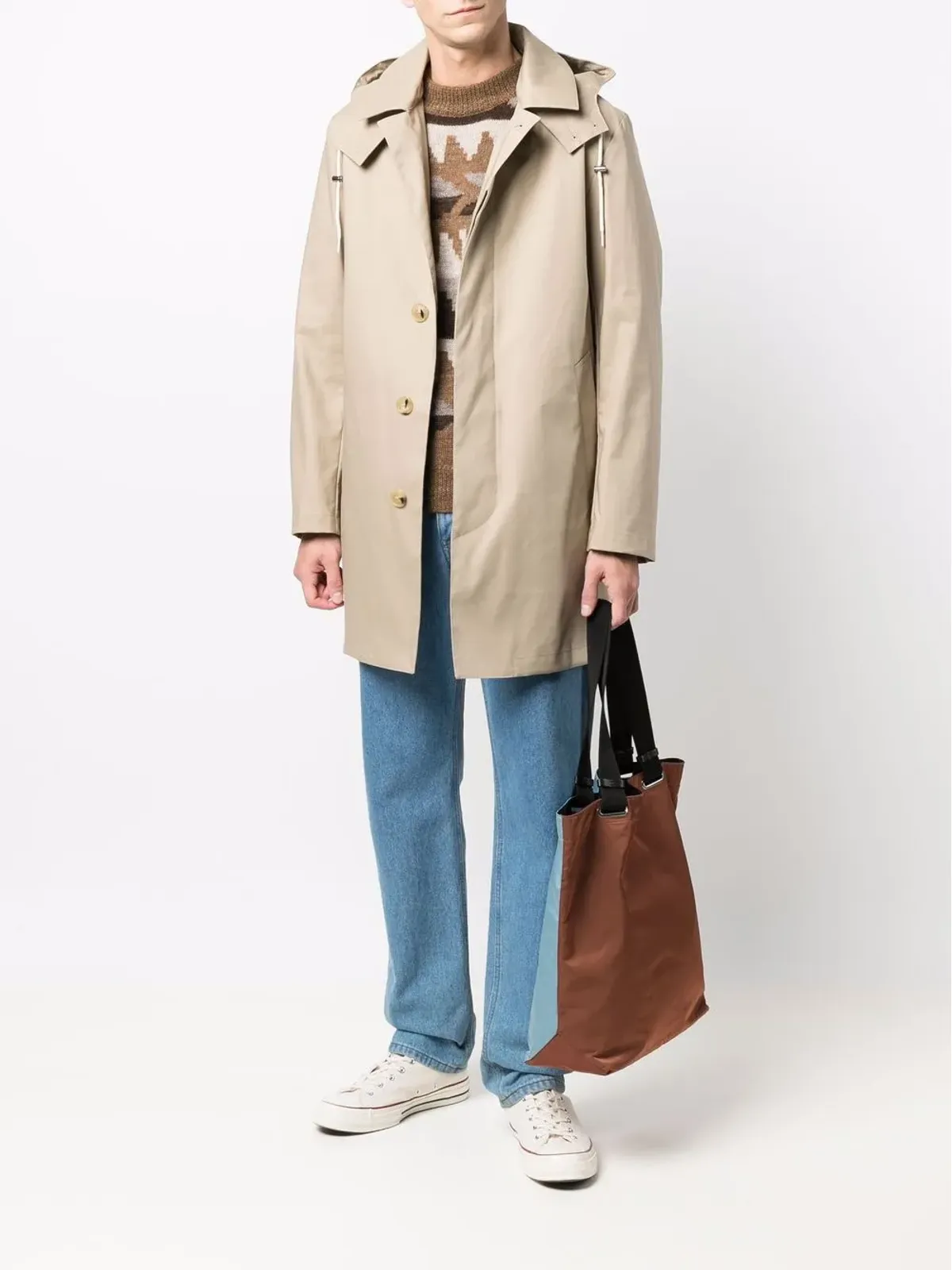 Mackintosh ケンブリッジ ショートフード付きコート - 画像2