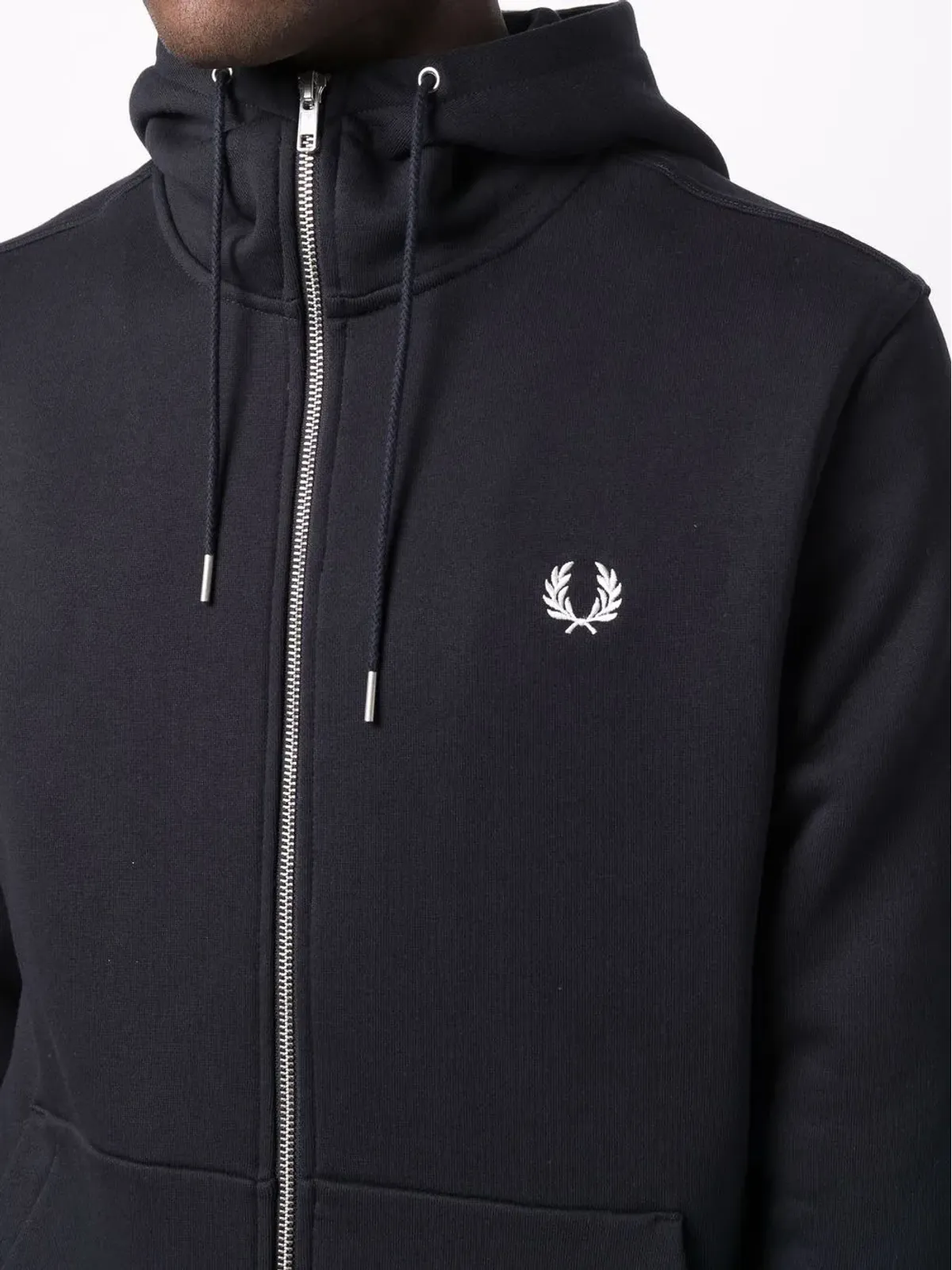 Fred Perry ロゴ刺繍フーディ - 画像5