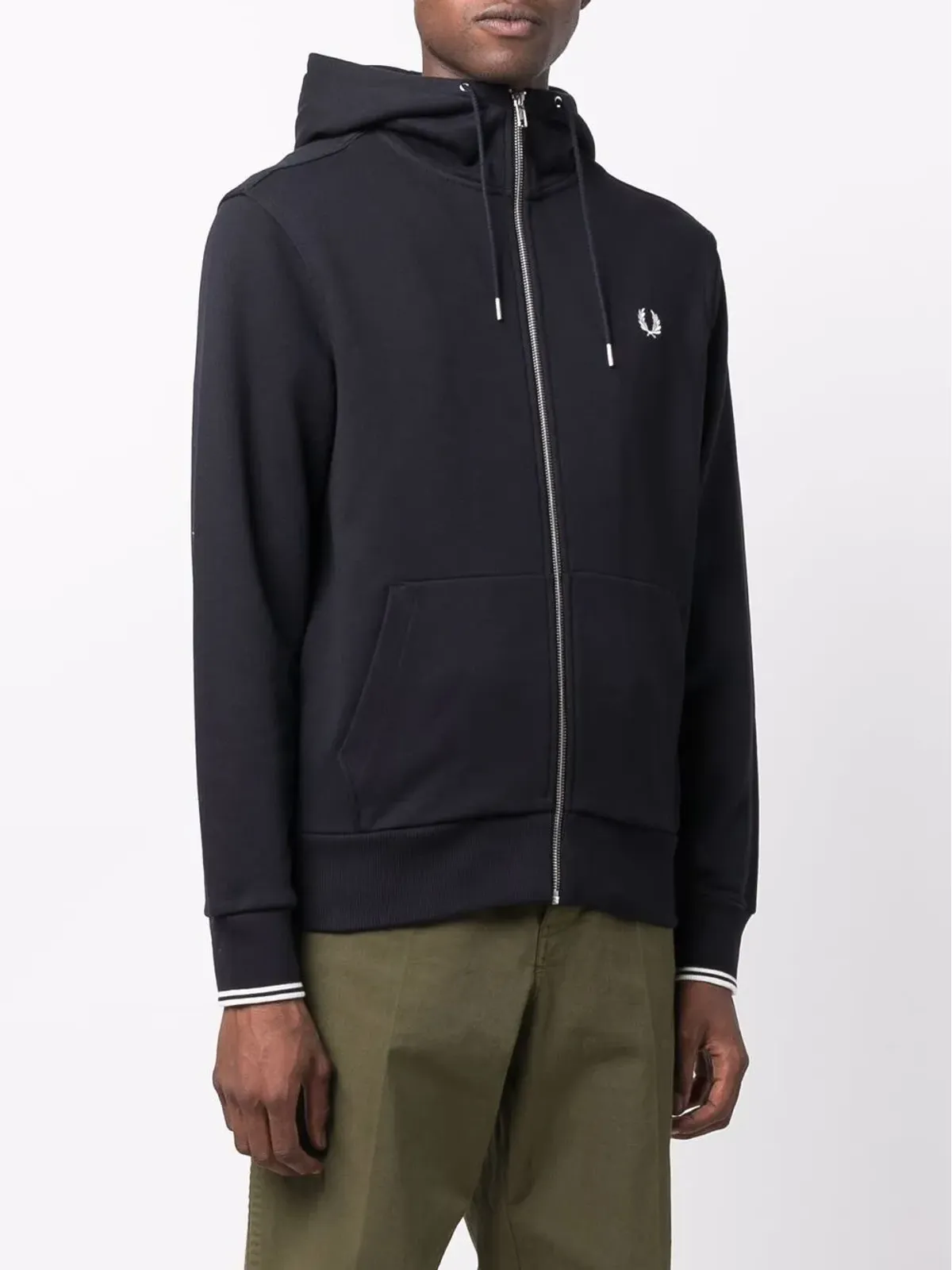 Fred Perry ロゴ刺繍フーディ - 画像3