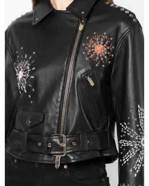 Temperley London ジップド バイカージャケット - サムネイル5