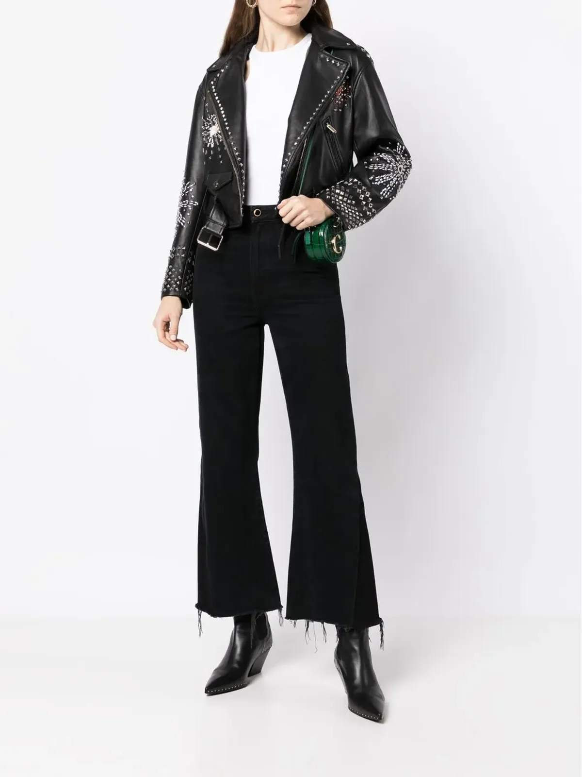 Temperley London ジップド バイカージャケット - 画像2