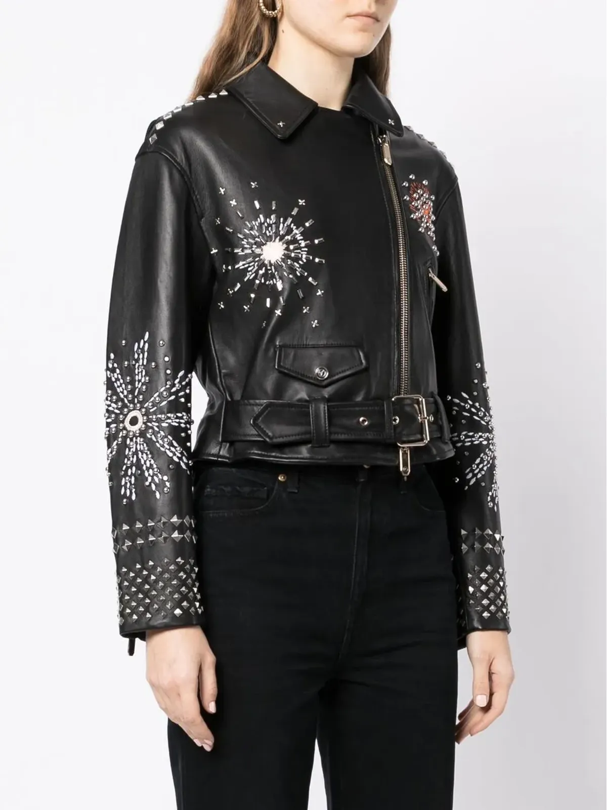 Temperley London ジップド バイカージャケット - 画像3