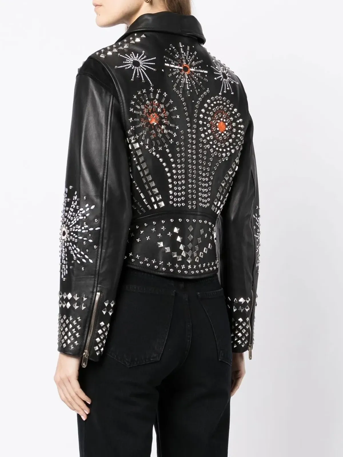 Temperley London ジップド バイカージャケット - 画像4