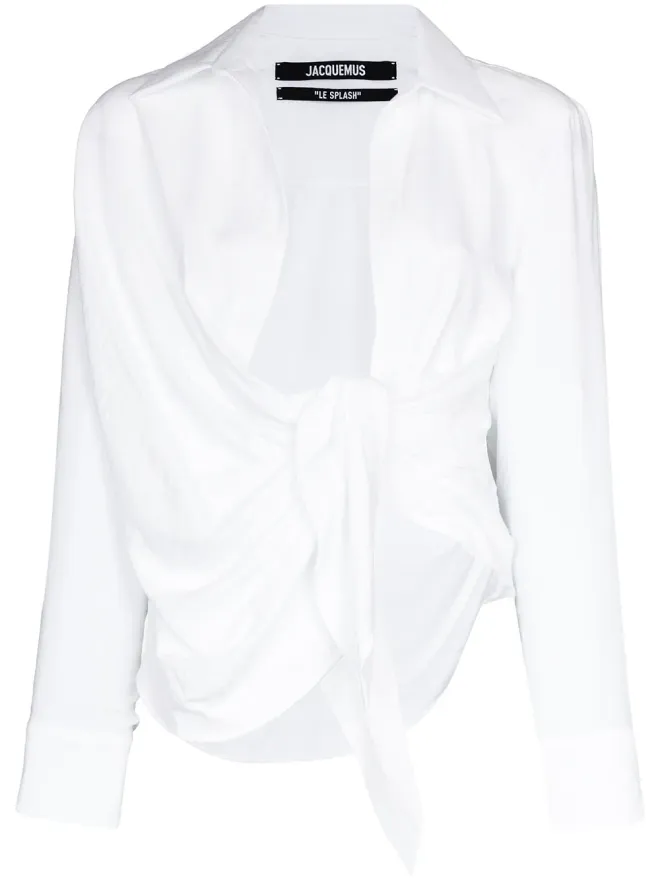 JACQUEMUS Jacquemus Le Bahia ロングスリーブシャツの商品画像
