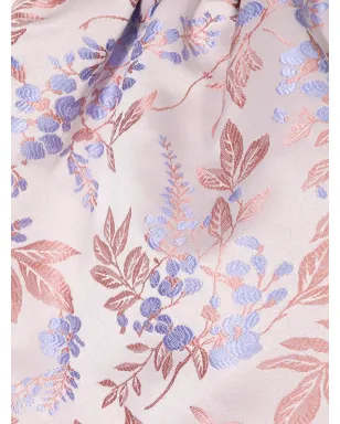 Hucklebones London ギャザー入りフローラルジャカード スカート - サムネイル3
