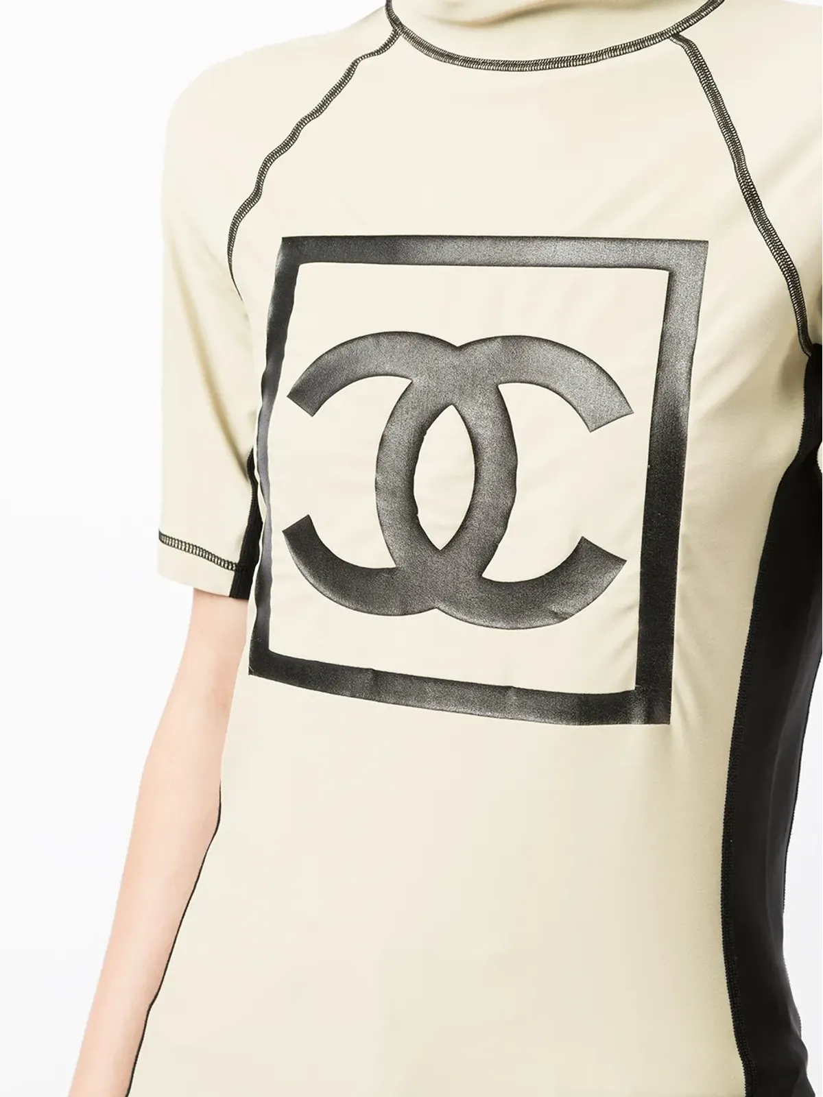 CHANEL Pre-Owned 2003 スポーツ CCパッチ Tシャツ - 画像5