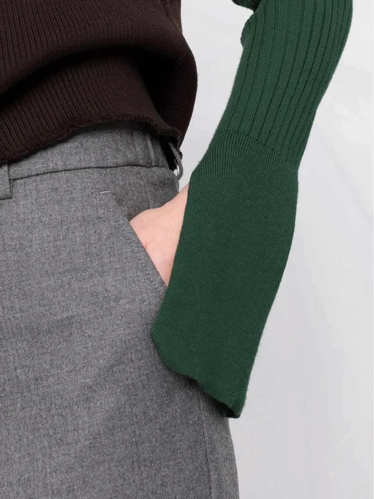 Incotex クロップドストレートレッグパンツ - 画像5