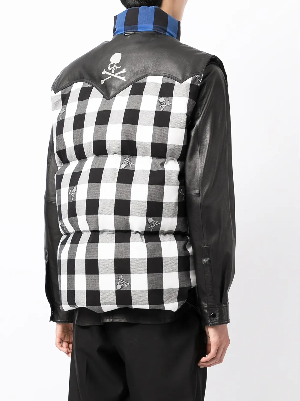 Mastermind Japan チェックプリント柄のパディドジレ - 画像4
