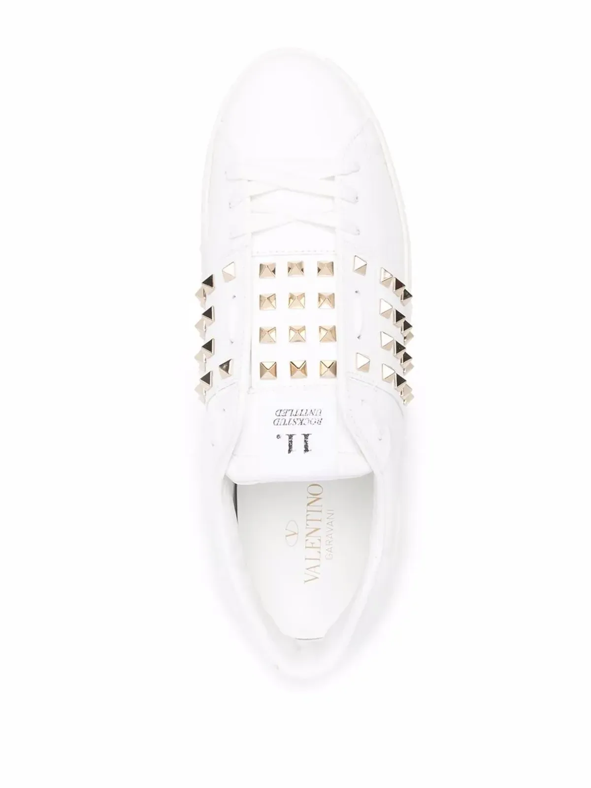 Valentino Garavani ロックスタッド アンタイトル スリップオンスニーカー - 画像4