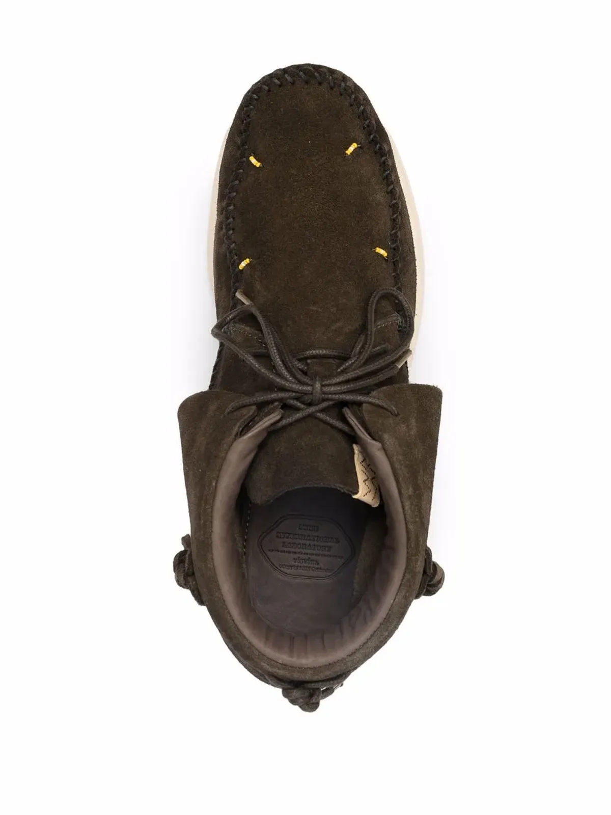 visvim Lhamoデザートブーツ グリーン - 画像4