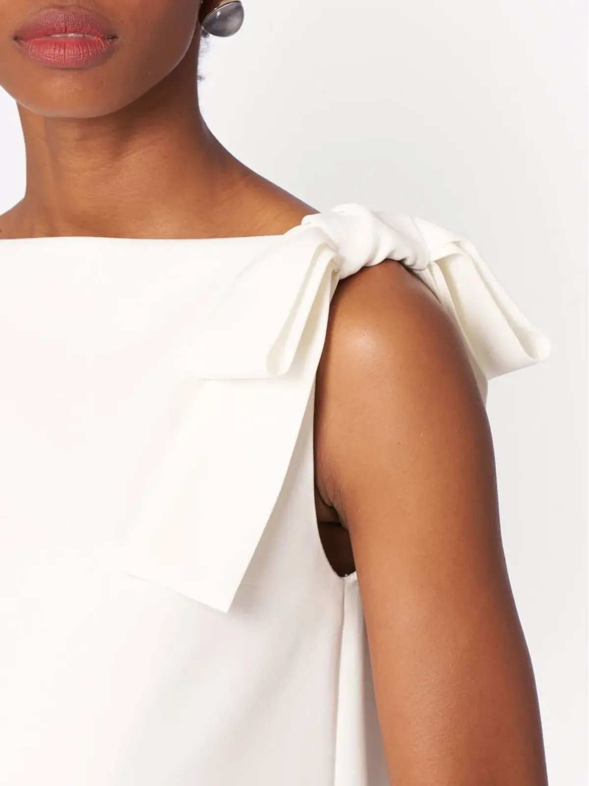 Carolina Herrera タイストラップ・シフトドレス - 画像5
