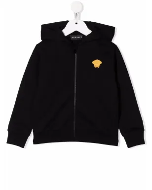 Versace Kids メデューサヘッドプリント ジップアップフーディー - サムネイル1