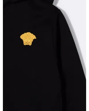 Versace Kids メデューサヘッドプリント ジップアップフーディー - サムネイル3