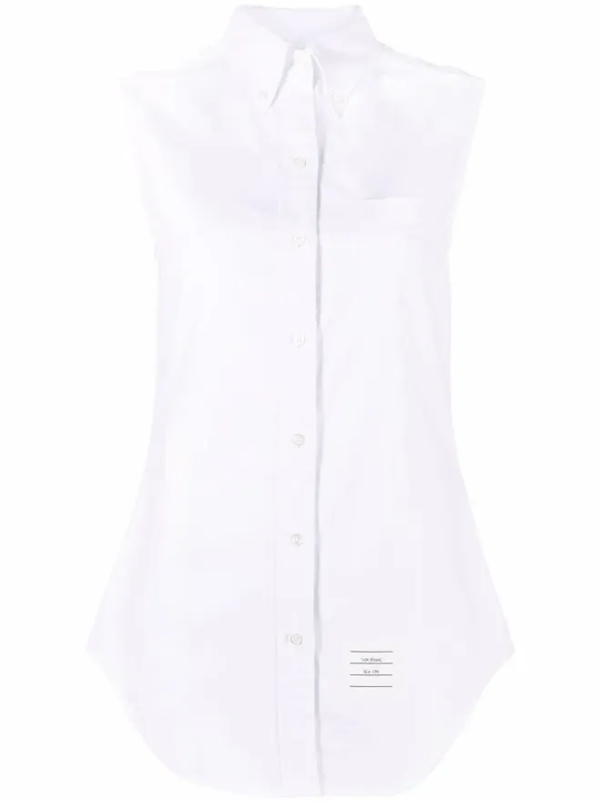 Thom Browne Thom Browne ノースリーブ ポインテッドカラー シャツの商品画像
