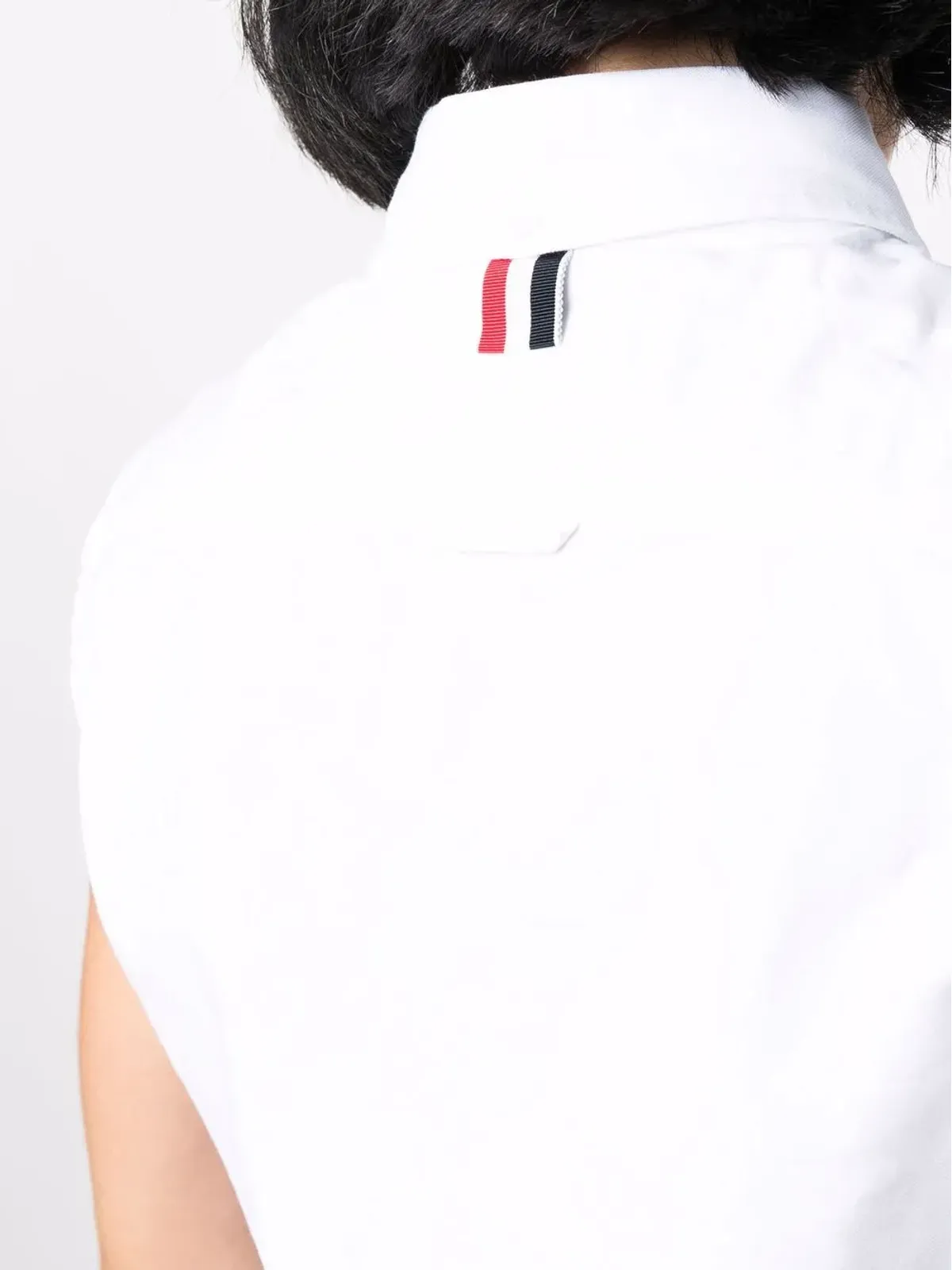Thom Browne ノースリーブ ポインテッドカラー シャツ - 画像5