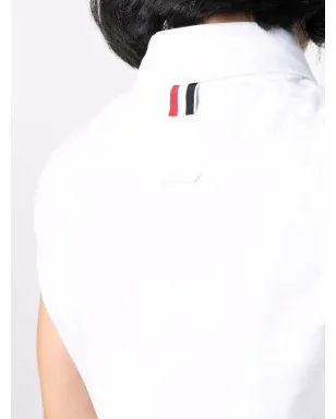 Thom Browne ノースリーブ ポインテッドカラー シャツ - サムネイル5