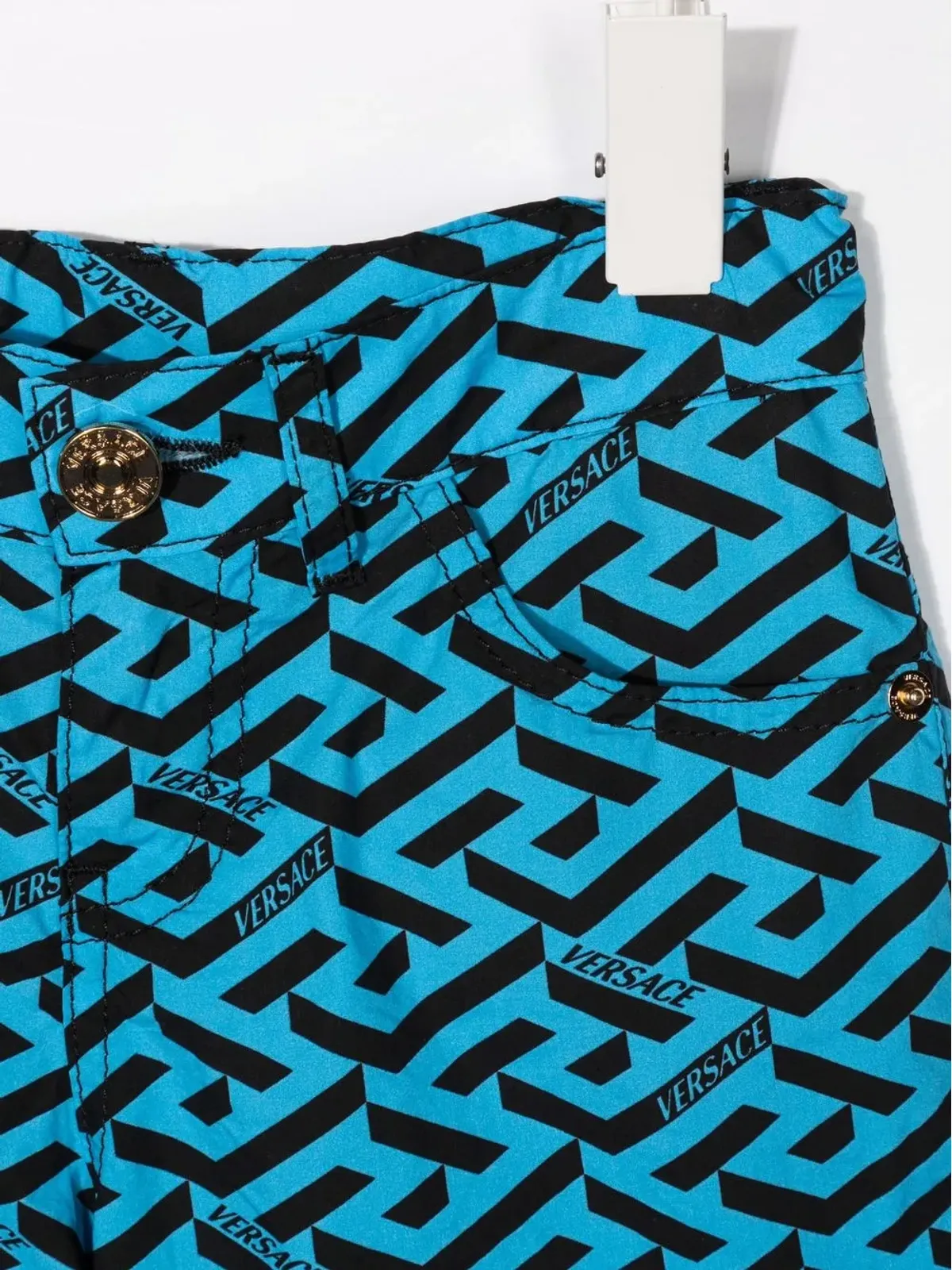 Versace Kids La Grecaプリントショーツ - 画像3