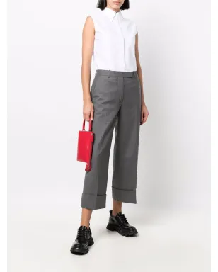 Thom Browne カフドヘム クロップドパンツ - サムネイル2