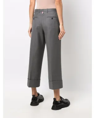 Thom Browne カフドヘム クロップドパンツ - サムネイル4