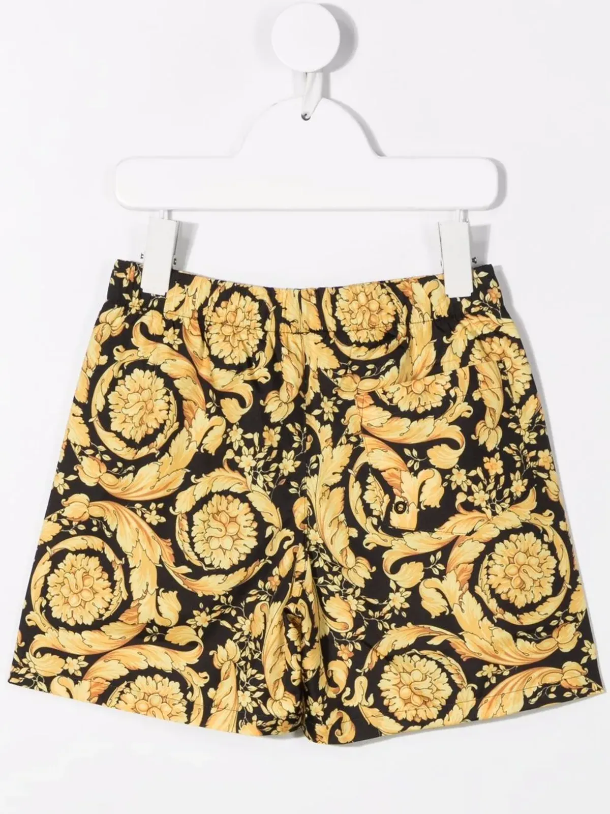 Versace Kids バロッコ スイムショーツ - ブラック - 画像2