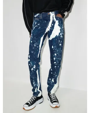 Palm Angels Galaxy Dye slim-fit jeans - Blue - サムネイル2