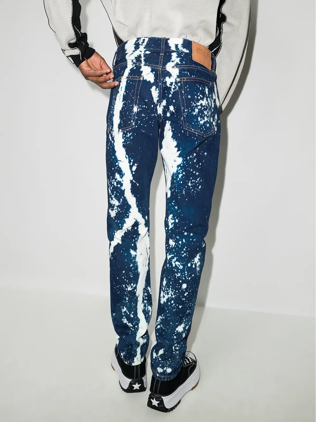 Palm Angels Galaxy Dye slim-fit jeans - Blue - 画像3
