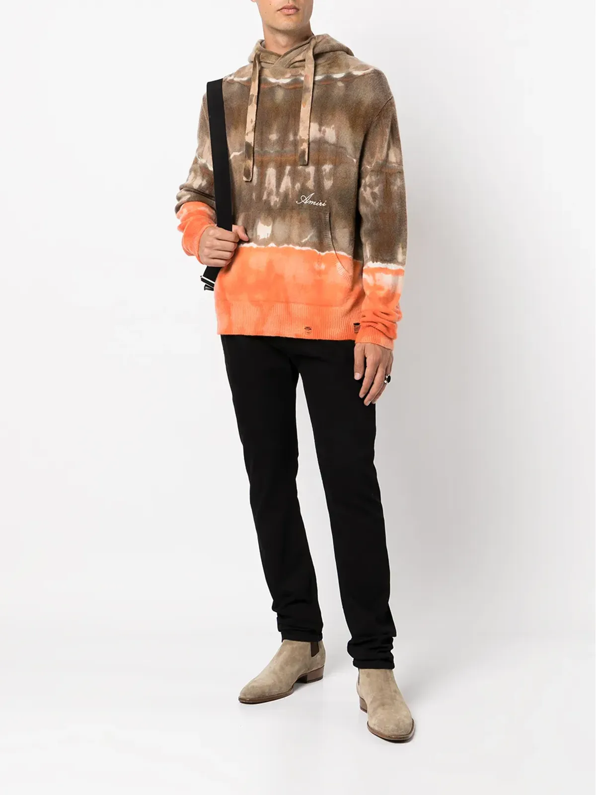 AMIRI スペースダイ カシミア パーカー - ブラウン - 画像2
