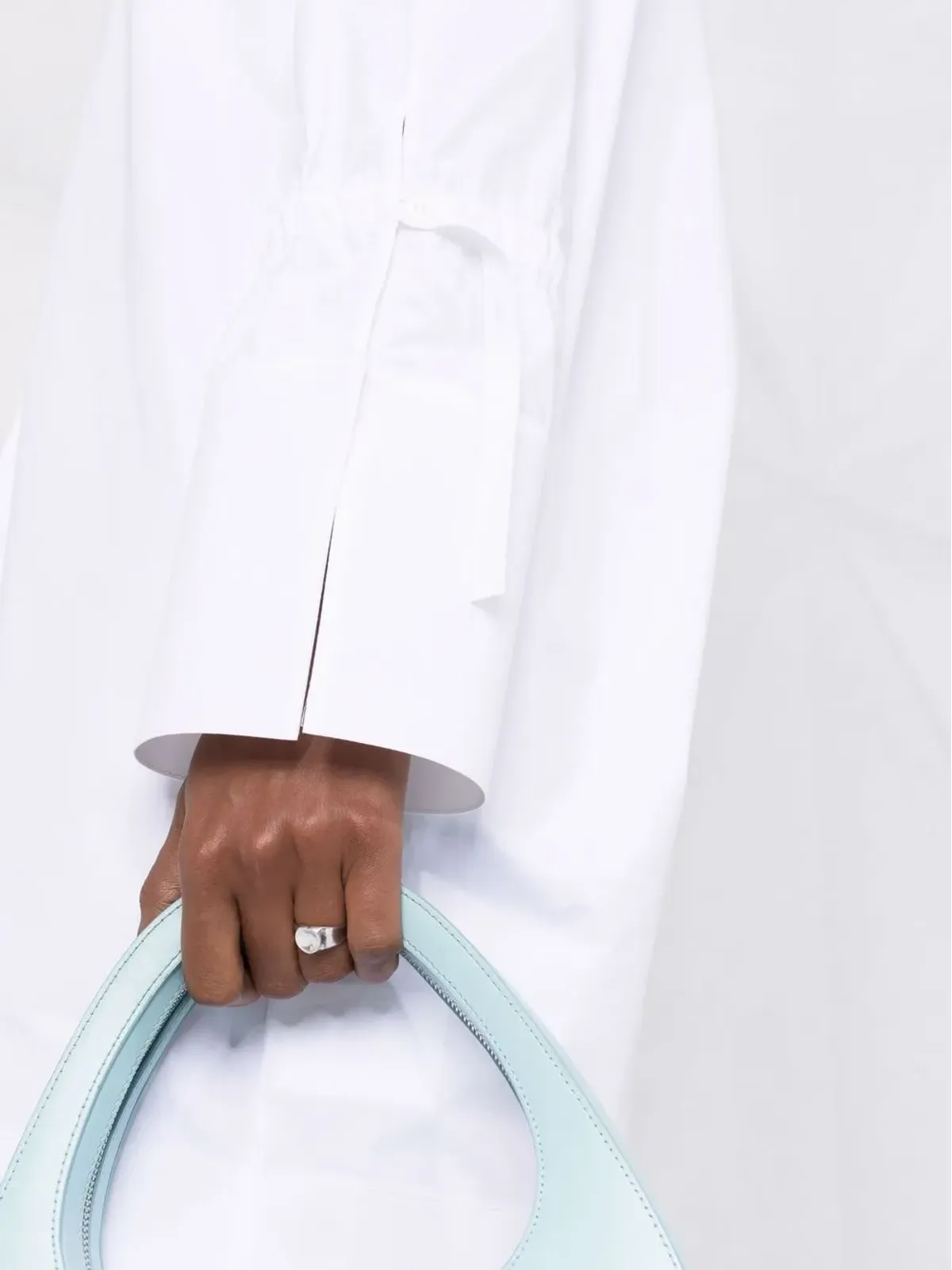 Off-White 長袖シャツワンピース - 画像3