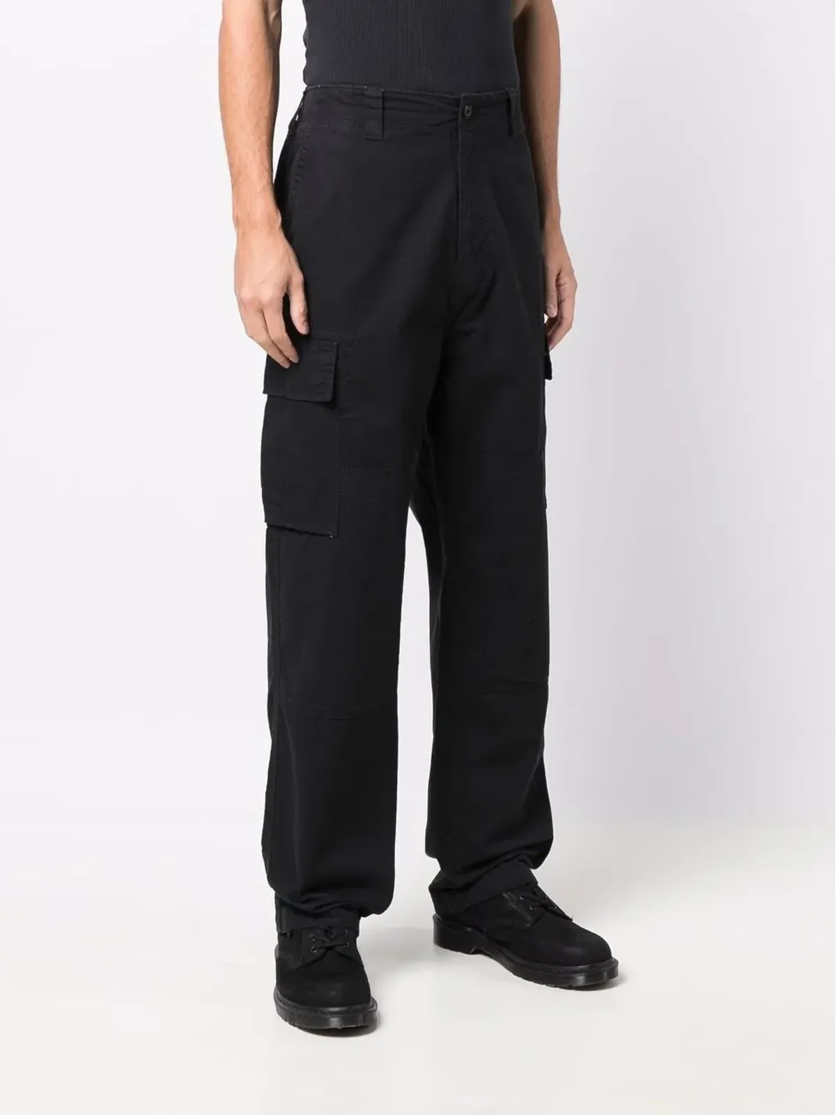 Dickies Construct サイドカーゴポケットパンツ - ブラック - 画像3