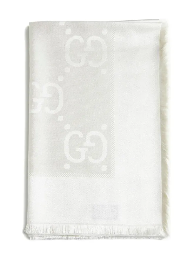 Gucci Gucci パターンジャカードシルクスカーフの商品画像